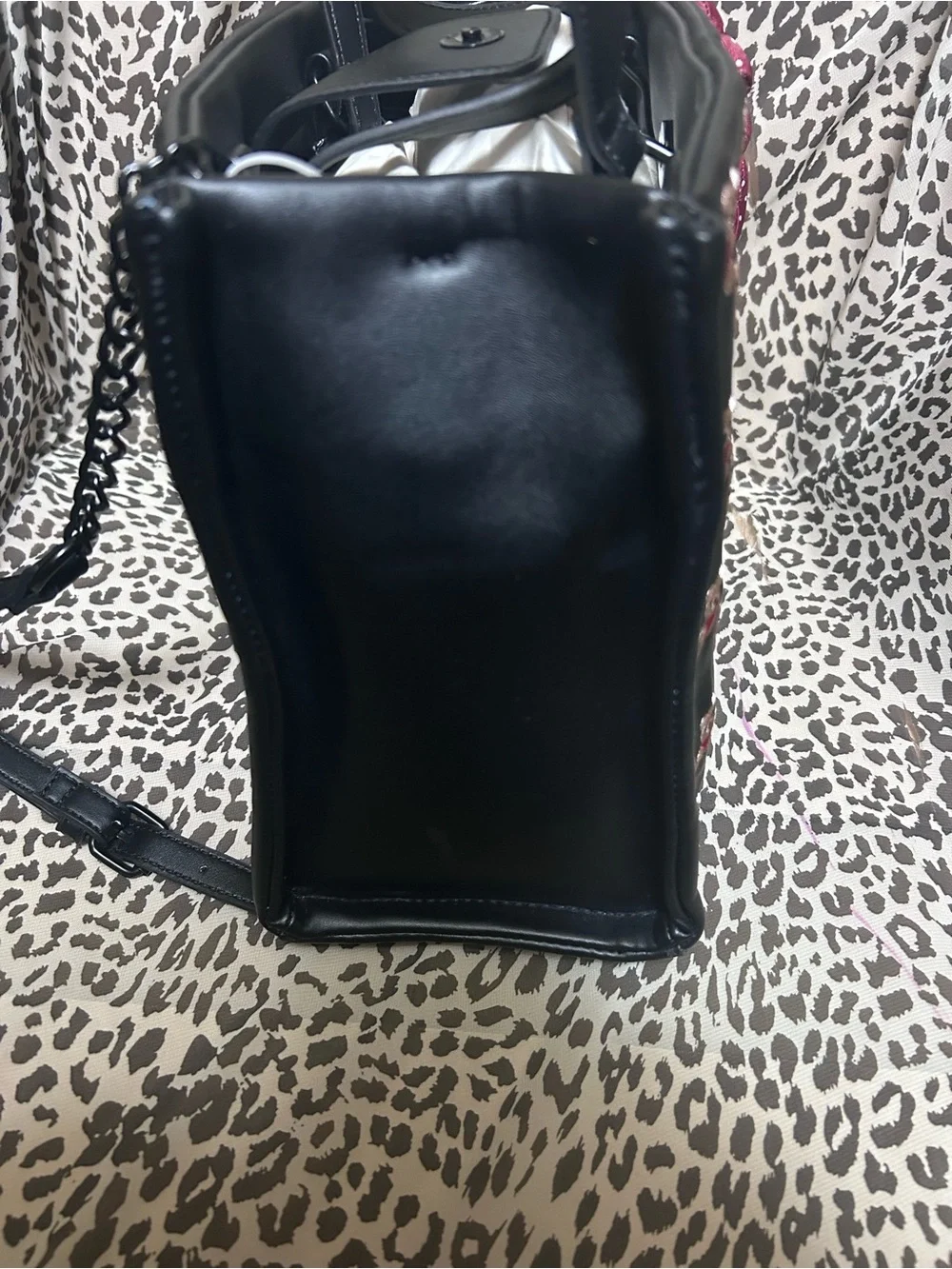 Luv Betsey by Betsey Johnson Teddy Bear Heart Satchel Crossbody Bag